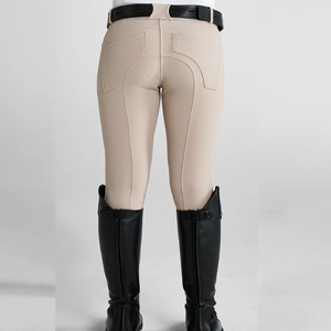 High Quality 4-way Stretch Horse Riding Breeches <b>Leggings</b> Tights <b>Equestrian</b> Wear Pants on Technical Fabric with Soft Feel - Product Image 2