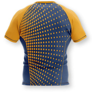 Maillot de rugby décontracté pour homme, coupe courte et ample, en maille, unisexe, service OEM pour adultes - Product Image 4