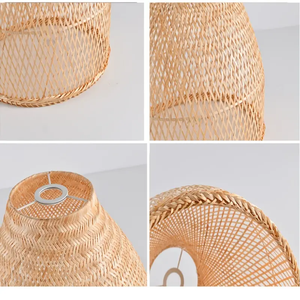 Bamboo Woven Pendant <b>Light</b> for Home Interior Decoration <b>Dining</b> Room and Bedroom - Product Image 5