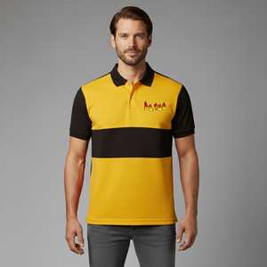 Chemise d'été décontractée pour homme à manches courtes 100% coton tricoté respirant séchage rapide couleur unie logo imprimé personnalisé - Product Image 1