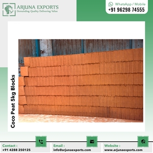 Superior Grade 5kg Coconut <b>Coir</b> Pith Organic Soil in <b>Block</b> Form - Product Image 3