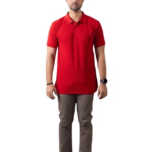 Polo Homme Personnalisé en Gros à Manches Courtes Texturé, Anti-Plis, Extensible, en Maille, pour l'Été, le Golf et les Tenues Décontractées - Product Image 3