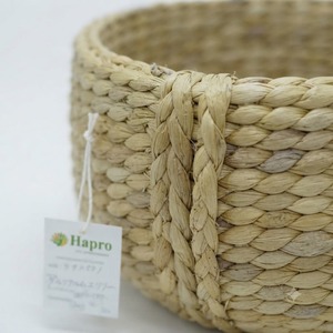 Natural Seagrass Woven Serving <b>Tray</b> Round Handwoven <b>Basket</b> for Home Kitchen Table Decor - Product Image 2
