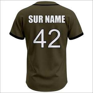 Export Quality Baseball Jersey Manufacturer Custom Team Uniform Sublimation Printing Breathable Quick Dry Autumn Sportswear - Product Image 3