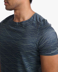 Camiseta al por mayor, lisa, 180 GSM, 100% algodón, personalizada, de alta calidad, con impresión de logotipo, para hombre, con hombros caídos - Product Image 5