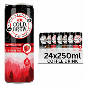 Café Negro Vietnamita Premium en Lata de Aluminio de 330ml, Natural Puro, 10 Brix, VINUT, Distribuidores Mayoristas - Product Image 1