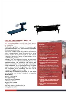 Medidor Digital de Fuerza de Agarre para Pruebas en Animales Pequeños, Equipo de Laboratorio para Medición de la Fuerza de las Patas Delanteras - Product Image 4