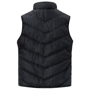 Gilet matelassé sans manches coupe-vent avec fermeture éclair, taille personnalisable, gilet matelassé brillant pour femme - Product Image 2