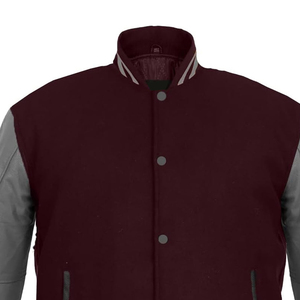 OEM Custom Men's Varsity Jacket for School College Baseball Breathable Winter Letterman Embroidery Logos Versaity jacket for men - Product Image 5