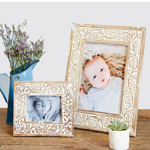 Cadre photo en bois massif de qualité export, fait main, décoratif, pour hôtel, maison, bureau, vente en gros - Product Image 1