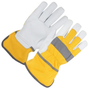 Guantes de Trabajo de Cuero de Cabra Resistentes y Cómodos, Resistentes a la Abrasión, para Jardinería y Uso Doméstico, Guantes de Seguridad - Product Image 3
