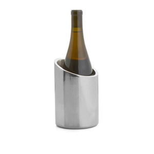 Luxury Gold Ribbed Stainless Steel Wine Chiller Double Wall Insulated Champagne Bucket Ice Cooler For Home <b>Bar</b> And Parties - Product Image 6