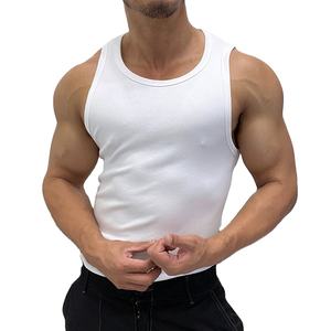 บริการขายส่งเสื้อกล้ามกีฬาผู้ชายแบบ OEM เนื้อผ้าบางเบา แห้งเร็ว เหมาะสำหรับการฝึกซ้อมในยิมและการออกกำลังกาย - Product Image 5