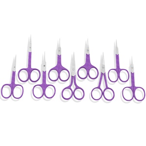 Tijeras de manicura de acero inoxidable de diseño personalizado con hoja afilada y Punta puntiaguda para cabello liso y herramienta de belleza para decoración de uñas - Product Image 6