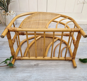 Soporte para revistas de ratán, soporte para guardar folletos, accesorio de decoración para el hogar y la oficina - Product Image 6
