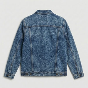 Custom <b>Men</b> <b>Denim</b> <b>Jacket</b> Modern Lifestyle Outerwear with Premium Construction and Wholesale Manufacturing Solutions Best Selling - Product Image 6