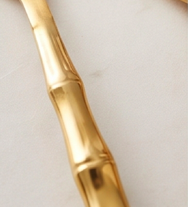 Classic <b>Antique</b> Stainless Steel Flatware Set With <b>Gold</b> Finished Perfect For Elegant Dining At Weddings And Restaurants Usage - Product Image 2