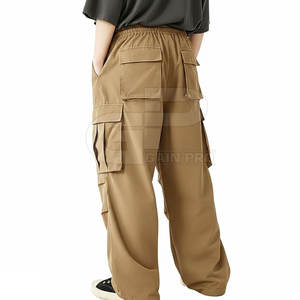 Pantalones Cargo para Hombre, Estilo Urbano, Diseño con Múltiples Bolsillos, Ajuste Cómodo, Ideal para Uso Casual y al Aire Libre - Product Image 3