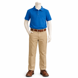 Uniforme Escolar Formal al por Mayor, Vestido Personalizado de Manga Larga, Mezcla de Algodón, Ropa Académica para Estudiantes, Tela Premium Resistente - Product Image 3