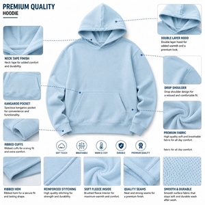 Sudadera con Capucha de Lujo para Mujer, OEM ODM, Marca Privada, 100% Algodón, Antiarrugas, Sudadera Gruesa de Invierno, Fabricante - Product Image 6