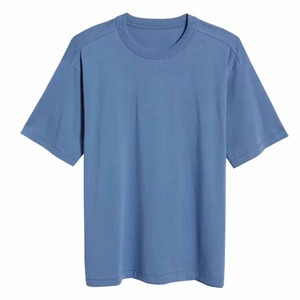 T-shirt pour homme à manches courtes de haute qualité, 100% coton biologique, respectueux de l'environnement, avec impression de logo personnalisé - Product Image 2