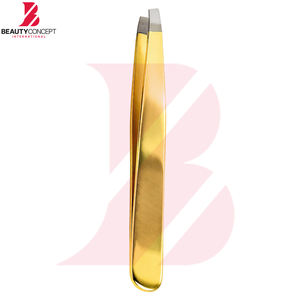 แหนบดึงขนคิ้วปลายเฉียงรุ่นใหม่ล่าสุด ปี 2026 สีทอง คุณภาพดี ผลิตตามสั่งได้ทุกแบบ กำจัดขนได้อย่างแม่นยำ - Product Image 3