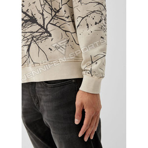 เสื้อสเวตเชิ้ตผู้ชายคอเต่าบุขนแกะทรงโอเวอร์ไซส์ สีพื้น ผ้าฝ้าย 100% สำหรับฤดูหนาว สไตล์สปอร์ตหลวมๆ ขายส่งจากโรงงาน - Product Image 5