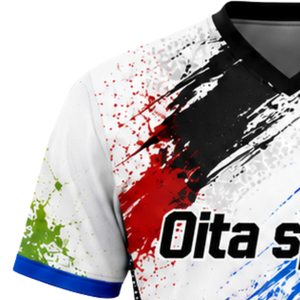 Manufacturer Custom White Colorful Pattern Sublimated Volleyball Jersey Short Sleeve Team Sports Apparel Match Game Shirt - Product Image 3