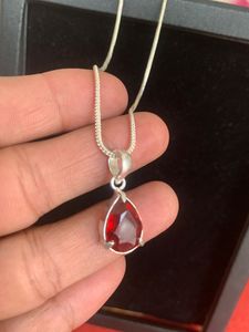 Collar de Plata de Primera Calidad con Circonita Roja, Estilo Alemán de Lujo, para Mujer, Joyería de Moda, Venta al por Mayor - Product Image 2