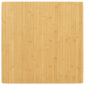 Tavolo tavolo da Bar in bambù 35.4 "x 35.4" x 1 "formato elegante e resistente - Product Image 1