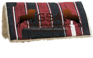 แผ่นรองอานม้าแบบตะวันตก ผ้าฝ้าย/อะคริลิก สไตล์นาวาโฮแบบดั้งเดิม แผ่นรองอานม้าแบบสั่งทำ มีหลายสีให้เลือกในราคาโรงงาน - Product Image 2