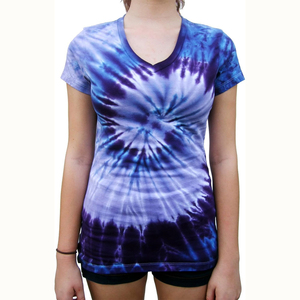 Camisetas de streetwear para mujer de alta calidad, camisetas personalizadas para mujer, corte regular, estilo vintage, tie dye. - Product Image 1
