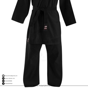 ชุดคาราเต้ Mawra แบบสั่งทำพิเศษ พรีเมียม ผ้าฝ้าย 100% ชุดยูนิฟอร์มศิลปะการต่อสู้ ทนทาน เหมาะสำหรับการฝึกซ้อมระดับมืออาชีพ สำหรับทุกเพศ - Product Image 3
