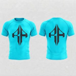 Nueva Camiseta Deportiva RIVIAN ATLANTIC de Manga Corta con Estampado por Sublimación, Cuello Redondo, Secado Rápido, Transpirable, Material de Spandex/Poliéster - Product Image 1
