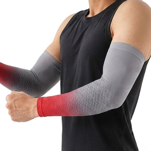 Unisex Gradient Cycling <b>Arm</b> <b>Sleeves</b> Anti-Uv Quick Dry Breathable Spandex Polyester Outdoor Sport Adult <b>Compression</b> <b>Sleeve</b> - Product Image 5