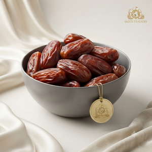 Ensemble de bols à dattes en feuille d'argent, plat de service métallique de luxe, fruits secs biologiques sucrés, collation saine, vente en gros, boîte cadeau premium, alimentaire - Product Image 3