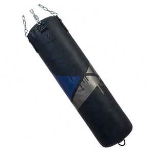 2026 Precio al por mayor Saco de boxeo de cuero de alta resistencia personalizado para fitness, colgante, para entrenamiento, relleno de arena y agua - Product Image 3