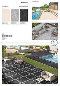 Dalles de carrelage en porcelaine pour parking, épaisseur 20 mm, dimensions 600x1200 mm, 600x600, 600x900 - Product Image 3