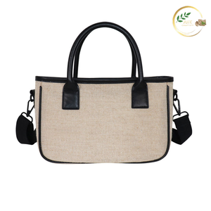 Sac bandoulière en jute à fibres naturelles, tendance, écologique, sac à main tendance - Product Image 2