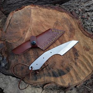 Cuchillo Personalizado Hecho a Mano de Acero Inoxidable con Hoja de Punta Caída y Mango Entero, Funda de Cuero, para Camping y Caza al Aire Libre, Compatible con OEM, Modelo 2026 - Product Image 1