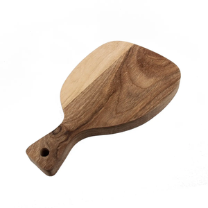 Planche à découper en bois Axiora, forme ovale, grain de bois naturel, antidérapante, bloc de découpe de cuisine durable, planche essentielle pour la cuisine - Product Image 3