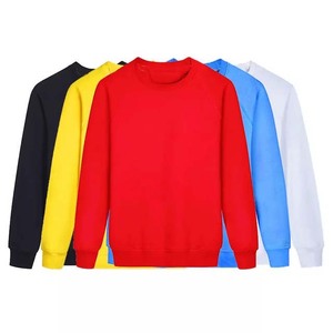 Sudaderas de cuello redondo de algodón con logotipo personalizado de 360GSM, sudaderas básicas de felpa, sudaderas deportivas de invierno lisas con estampado y bordado al por mayor para hombre - Product Image 6