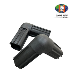 Longnew OEM การฉีดพลาสติกมุมขวาเชื่อมต่อมุมสำหรับประกอบหลอดสี่เหลี่ยม - Product Image 3