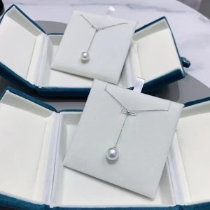 S925 Pure Silver Freshwater Pearl Necklace with Classic <b>Melon</b> <b>Seed</b> Buckle Pendant Strong Light Purple Single Necklace - Product Image 2