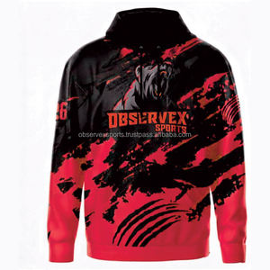 Sudadera con Capucha Personalizada por Sublimación, Venta al Por Mayor, Impresión 3D, MOQ Bajo, OEM, Ropa Deportiva Transpirable de Forro Polar, Sudadera Urbana con Bolsillos para Primavera - Product Image 6