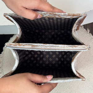 Meilleure vente de luxe en cuir de vachette pour l'extérieur Lot de 6 porte-bagages haute qualité personnalisé grande capacité vin et bière Caddy avec poignée - Product Image 6