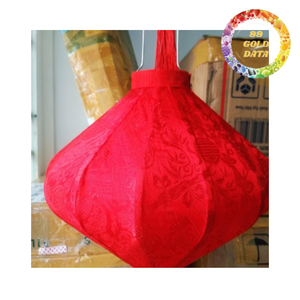 Handmade Bamboo and Silk Lantern Lightweight Decorative Item for Graduation Thanksgiving Indoor and Outdoor Use - Product Image 2