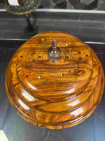 Marmite en bois de qualité supérieure avec bol intérieur en acier inoxydable, résistante à la chaleur, base en bois naturel, bol de service pour plats asiatiques