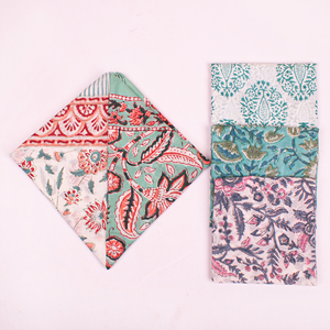 100% Cotton Bohemian Printed Handkerchiefs Bandana For Adults Ladies Artisan Craftsmanship Boho Chic <b>Head</b> <b>Wrap</b> - Product Image 2