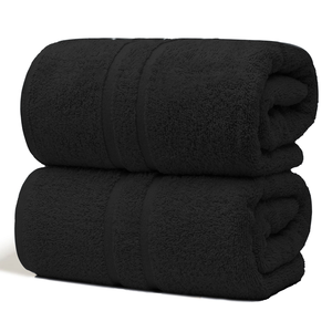 Serviette de bain 100% coton 100x150 cm, douce, absorbante, séchage rapide, luxe, qualité hôtel - Product Image 4
